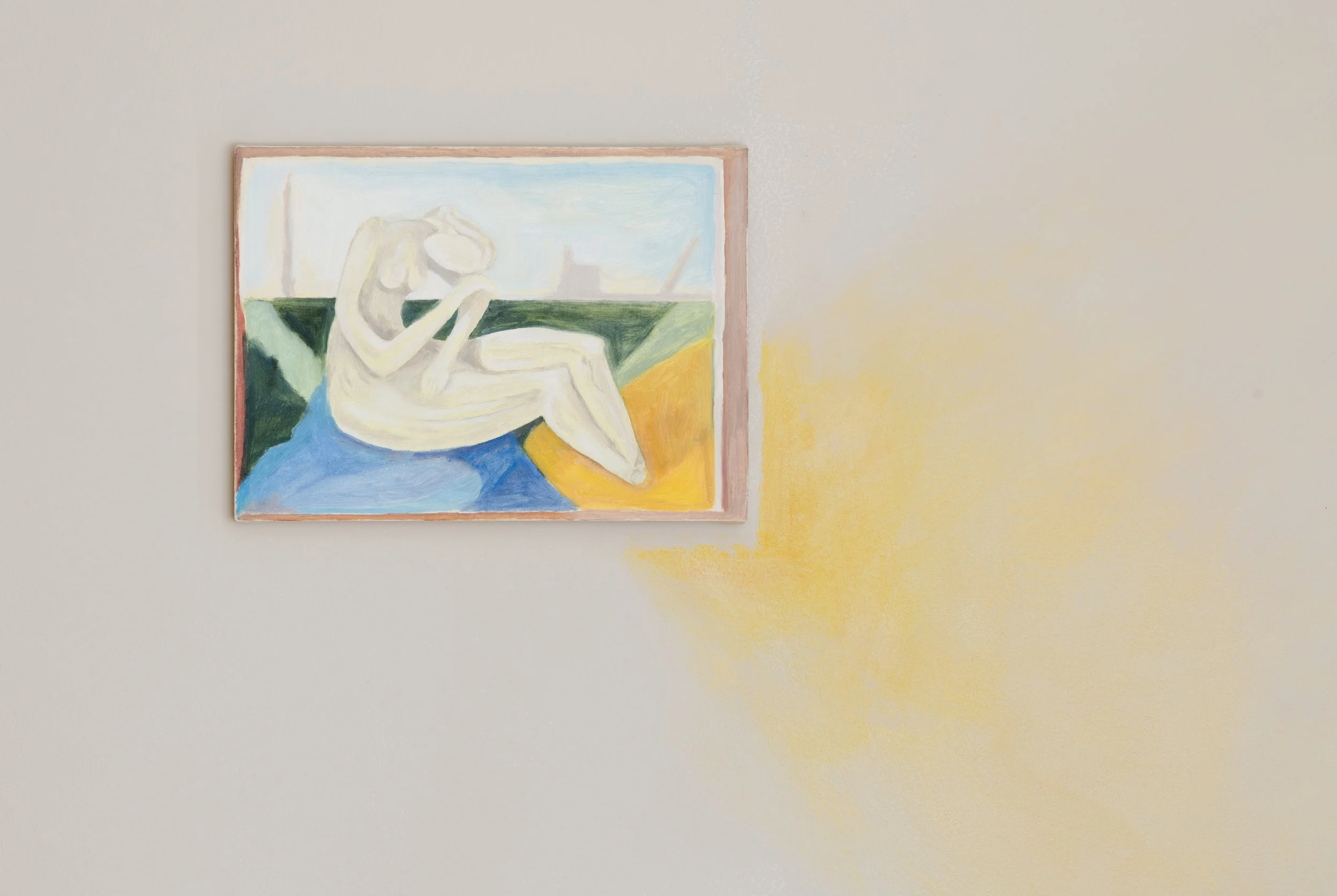 'Figure in Landscape with yellow,' 2023