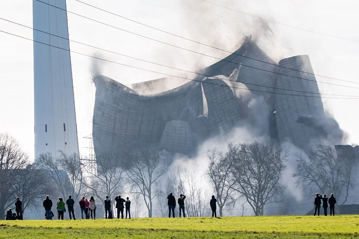 Bildjournalismus | Sprengung Kraftwerk Knepper