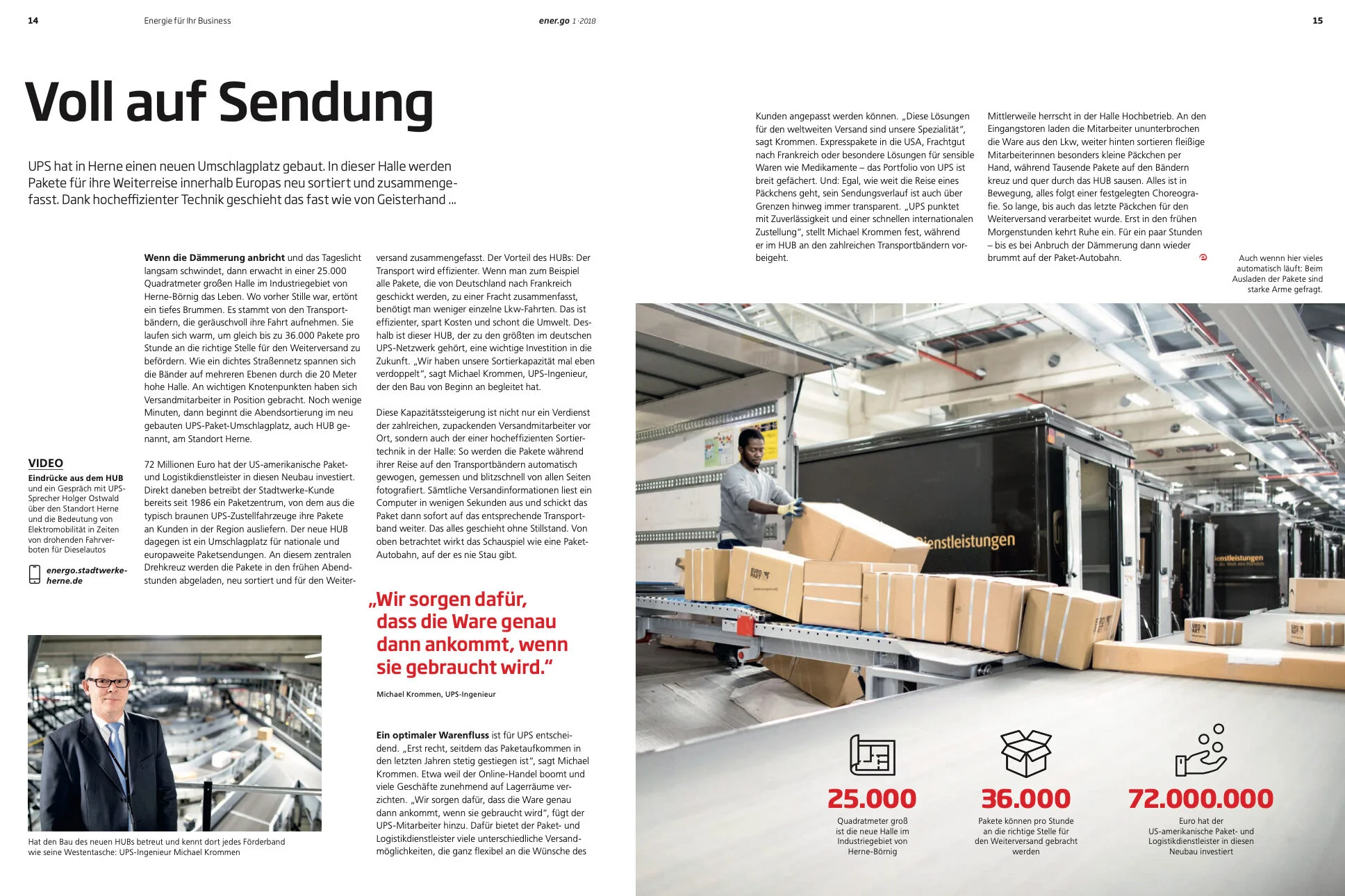 Corporatefotografie | UPS Herne
