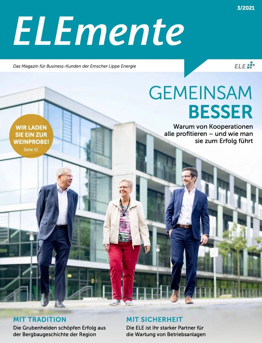Corporatefotografie | Titelseite ELEmente 03/2021