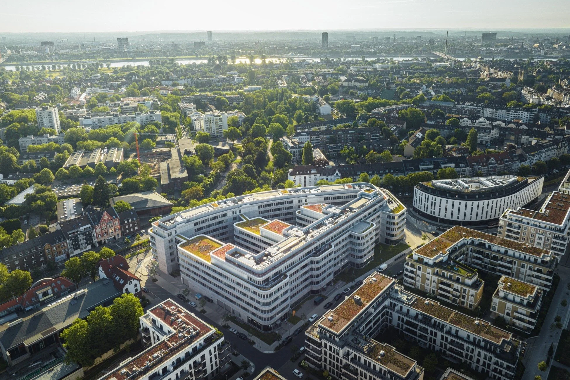 Drohnenaufnahme Immobilien Duesseldorf - HSC - OBRKSSL