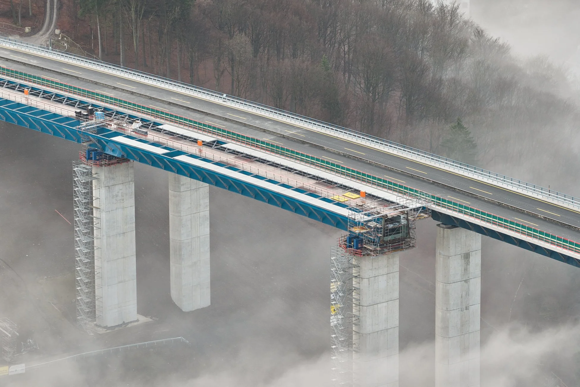 MarcelKusch-Drohnenaufnahmen-nrw-rahmedetalbruecke, Drohnenaufnahmen Baustelle Luftbild, Baustellendokumentation Drohne