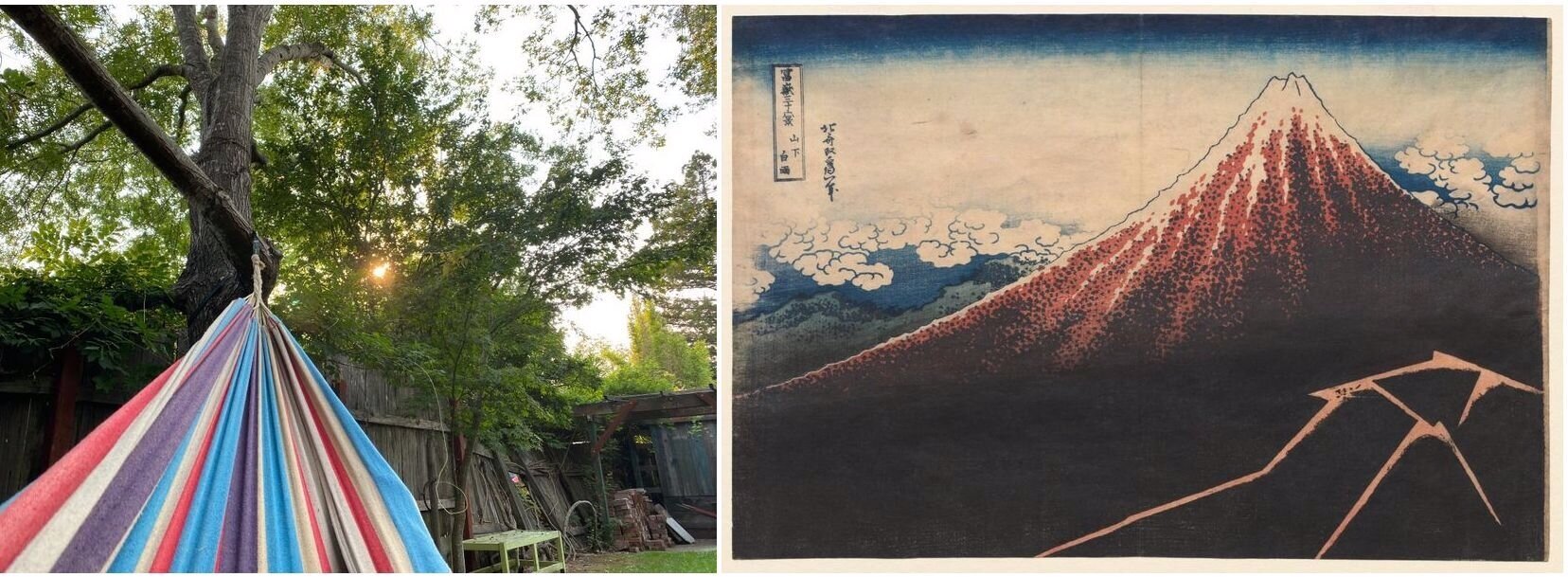    Rain Below the Mountain (from the series Thirty-six Views of Mt. Fuji)    Katsushika Hokusai (Japanese, 1760-1849) 