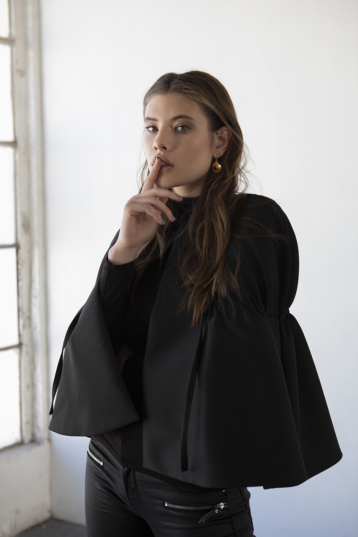 fun studio shoot with Lilla of Next Model Management by Michele LoBosco, Los Angeles Editorial Photographer