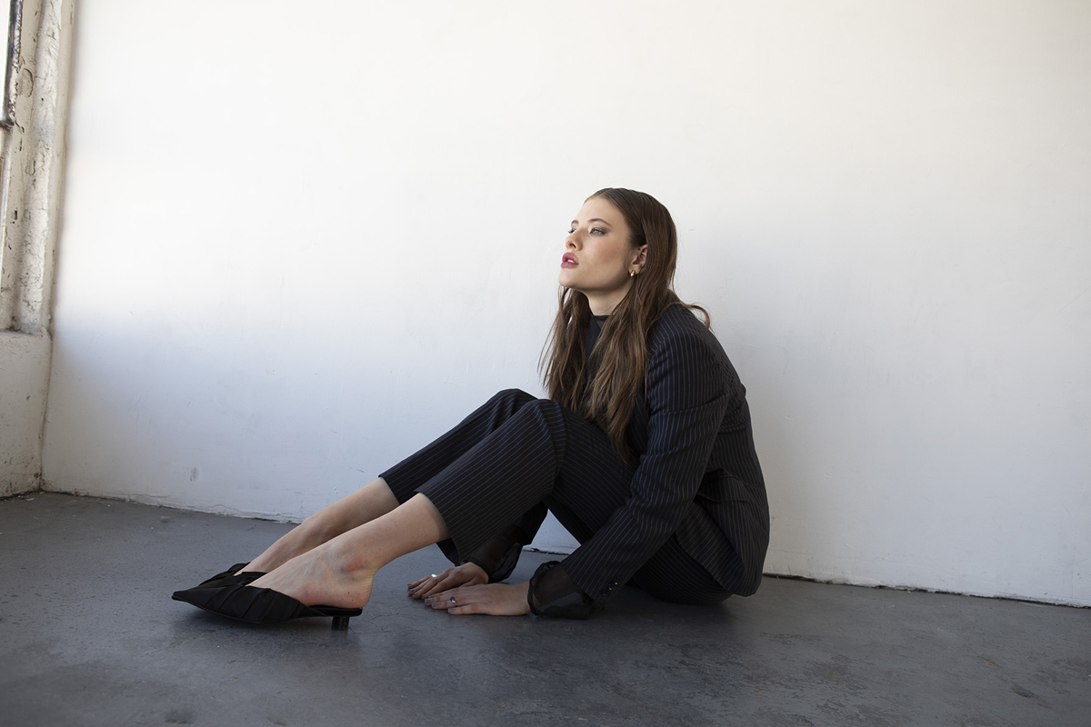 fun studio shoot with Lilla of Next Model Management by Michele LoBosco, Los Angeles Editorial Photographer