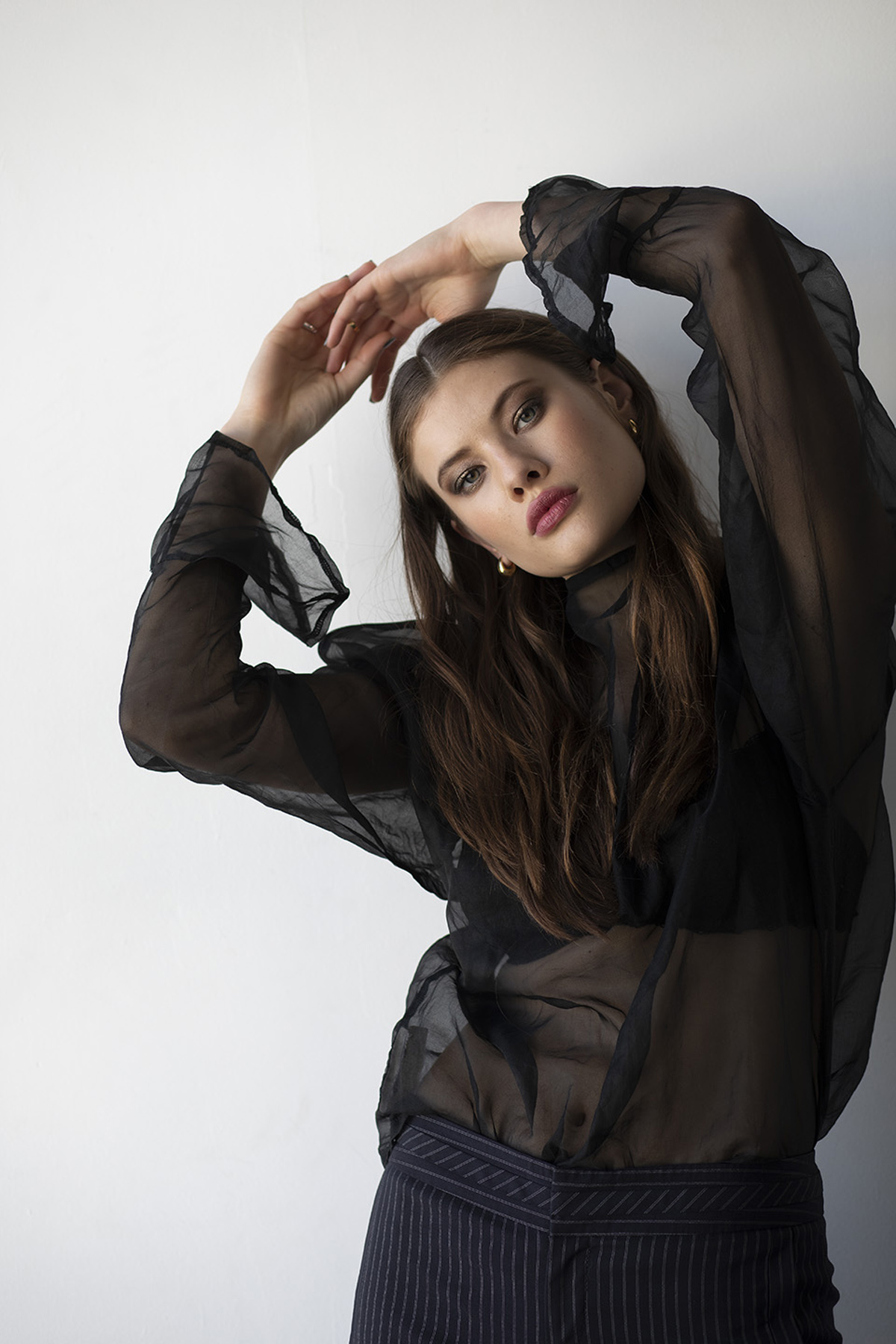 fun studio shoot with Lilla of Next Model Management by Michele LoBosco, Los Angeles Editorial Photographer