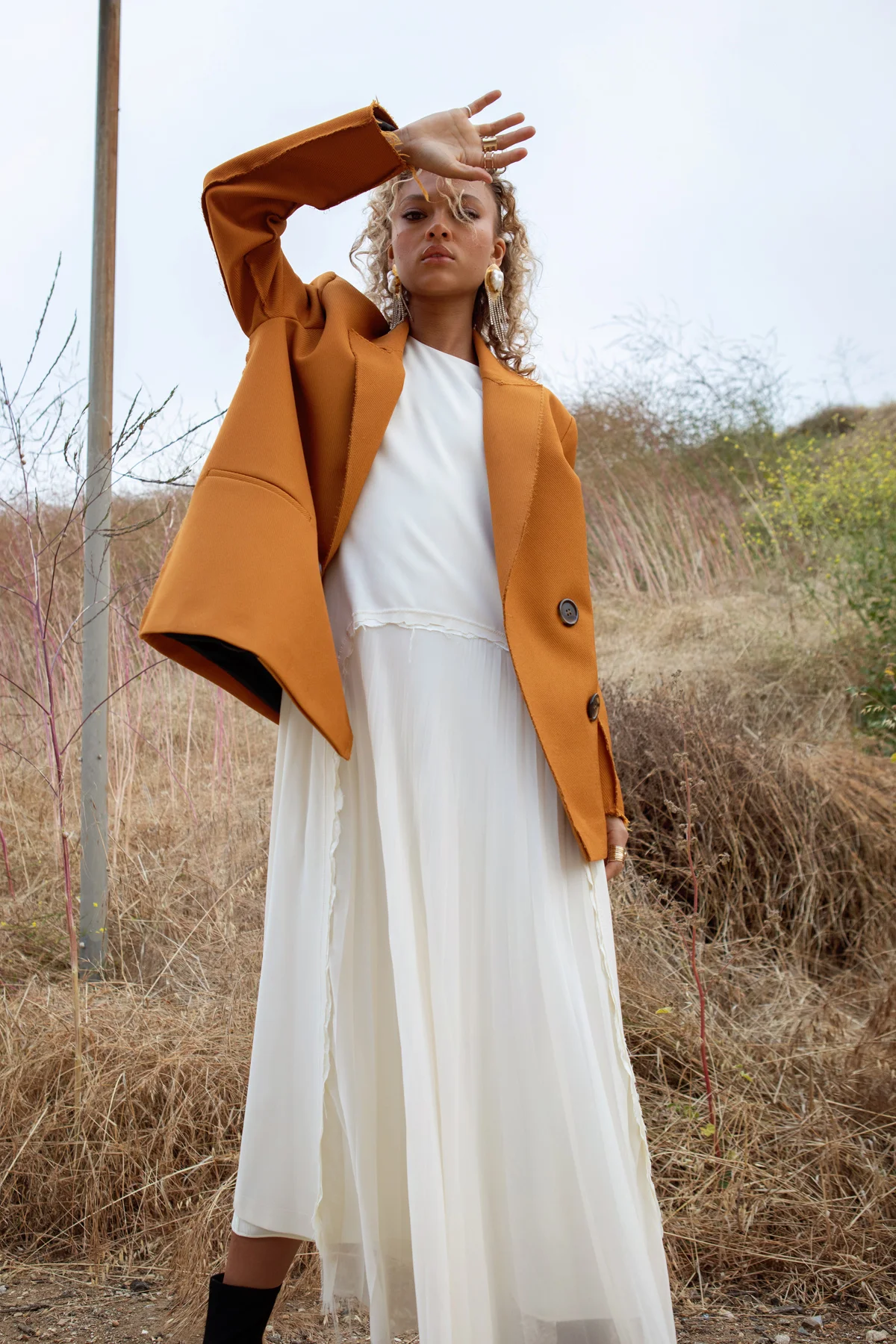 Outdoor Fashion session with Marc Jacobs and Celine wardrobe, next model management, photography by Michele LoBosco, South Bay Fashion Photographer