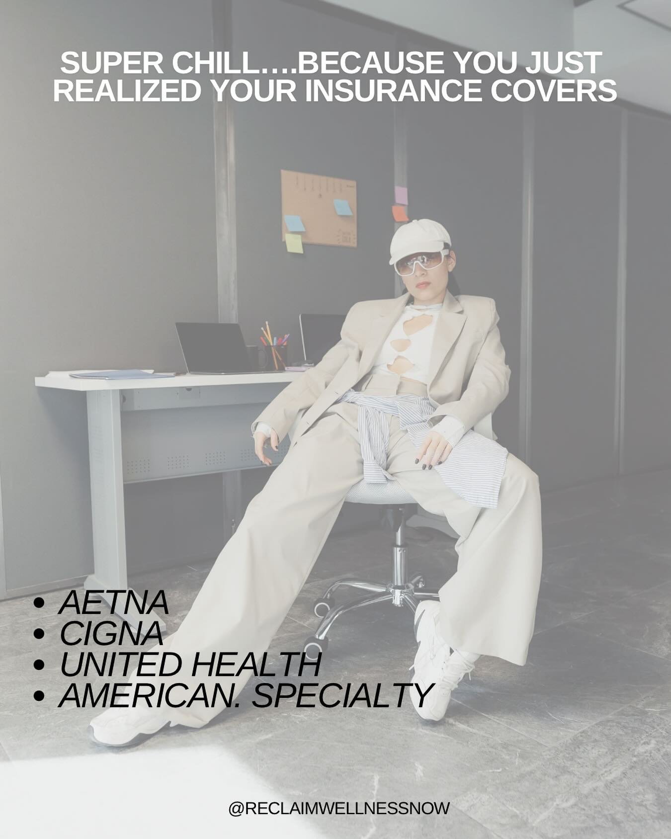 📣we just might be in network with your insurance❓
Let&rsquo;s find out! 

We are now in network with:

▶️United Healthcare
▶️Cigna 
▶️American Specialty Health
▶️Aetna 

Soon to come: 

▶️ actively working on getting in with Oscar. 

Plan Specific: 