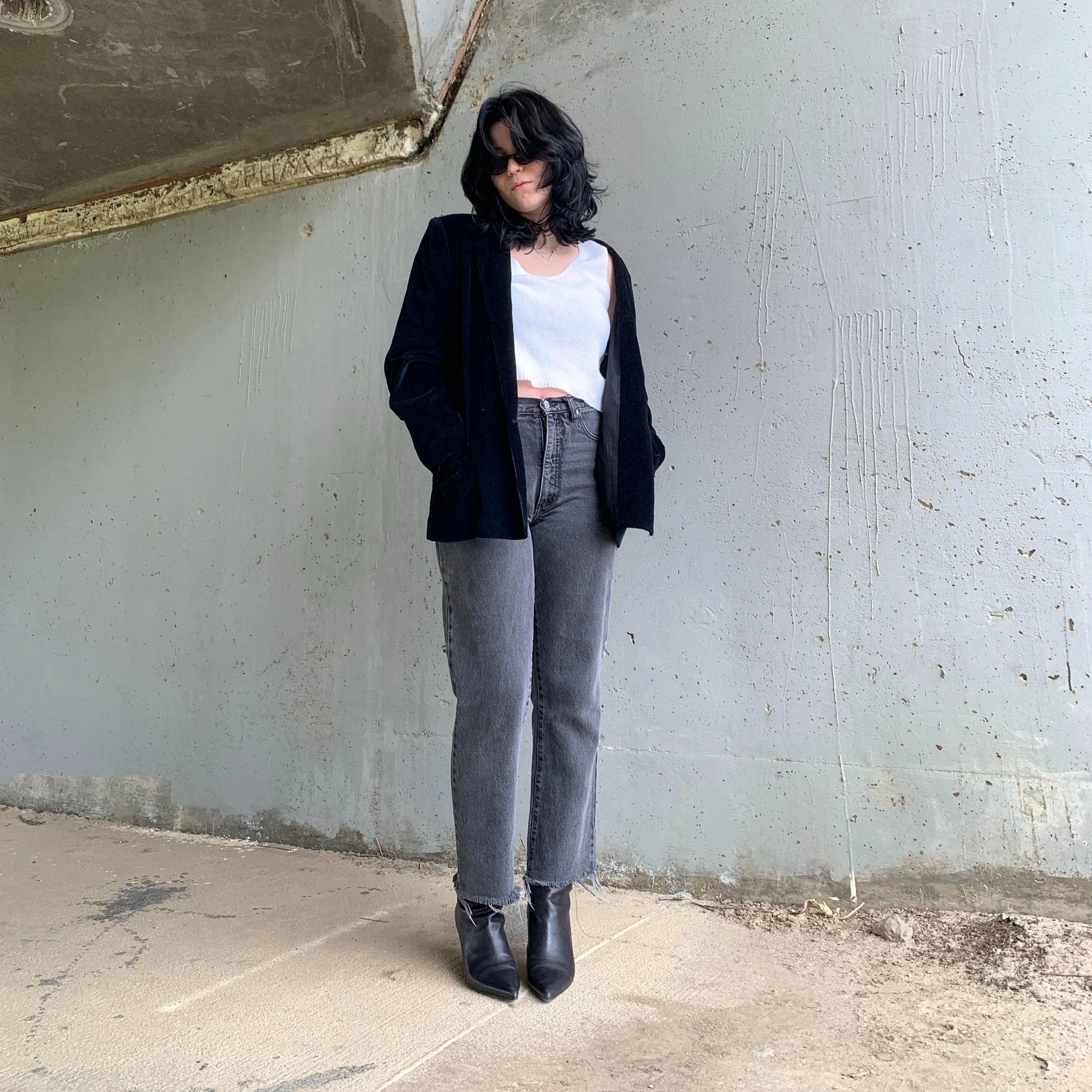 Black Corduroy Blazer