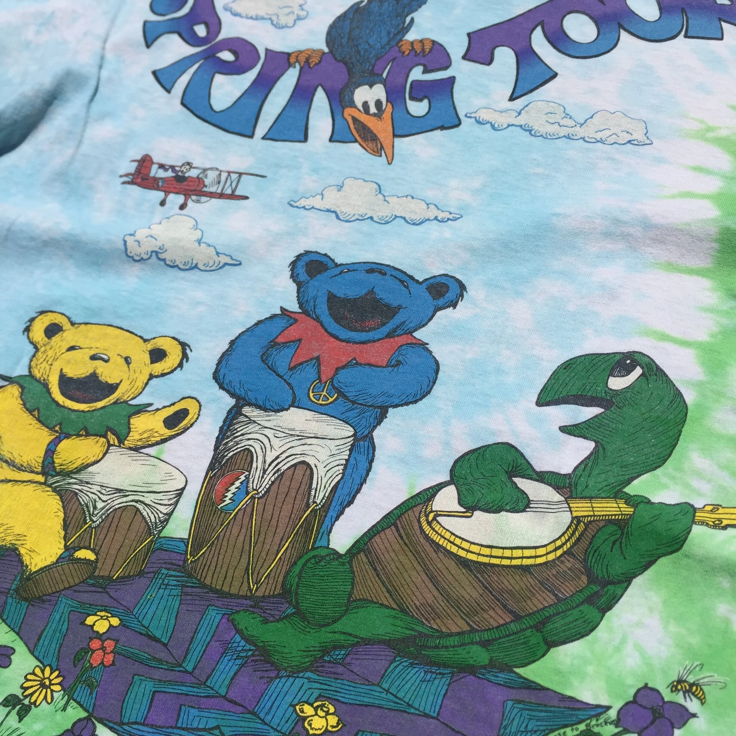【greatful dead】デッド バンT spring tour 1992 GRATEFUL DEAD 1992 Spring Tour Vintage T Shirt Size XL