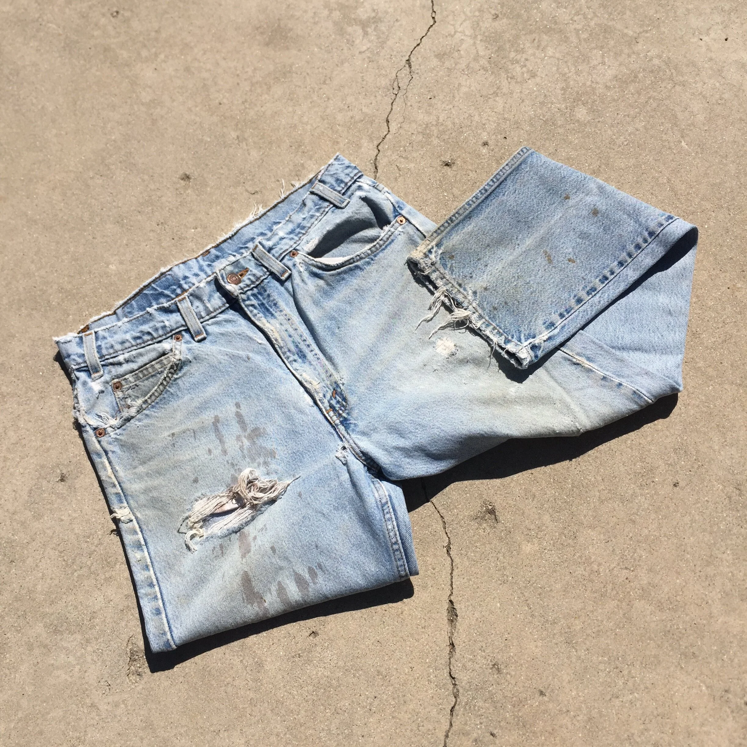 Vintage Distressed Orange Tab Levi's 