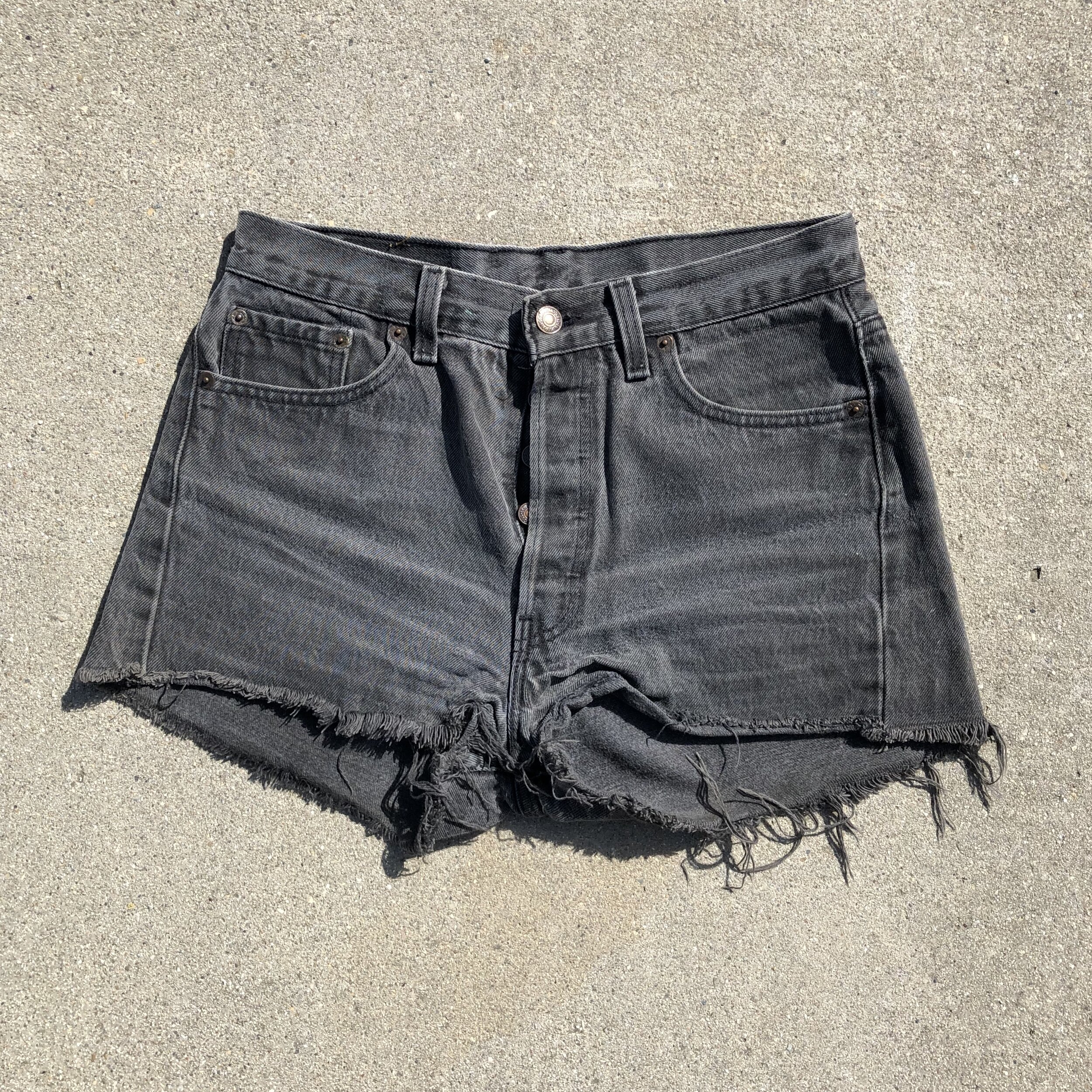 Vintage Black 501 XX Cut-Offs