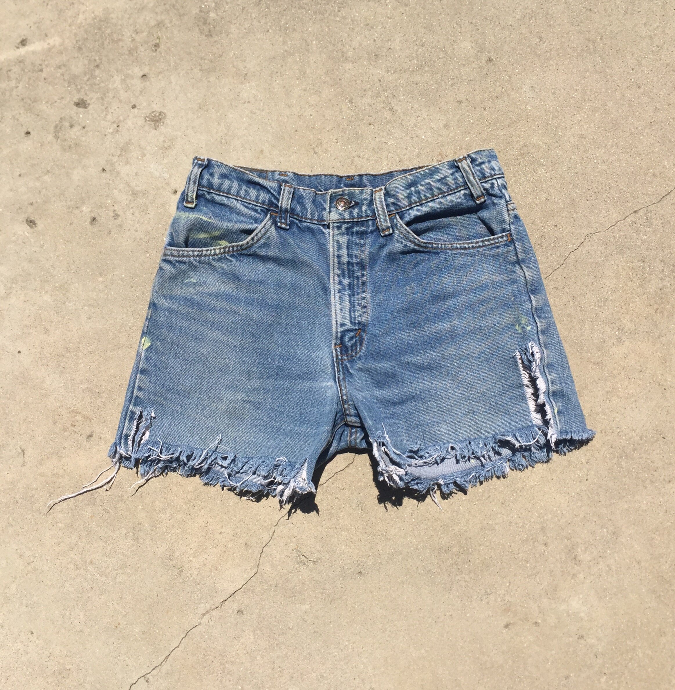 Vintage Orange Tab Levi's Cut-Off Shorts 