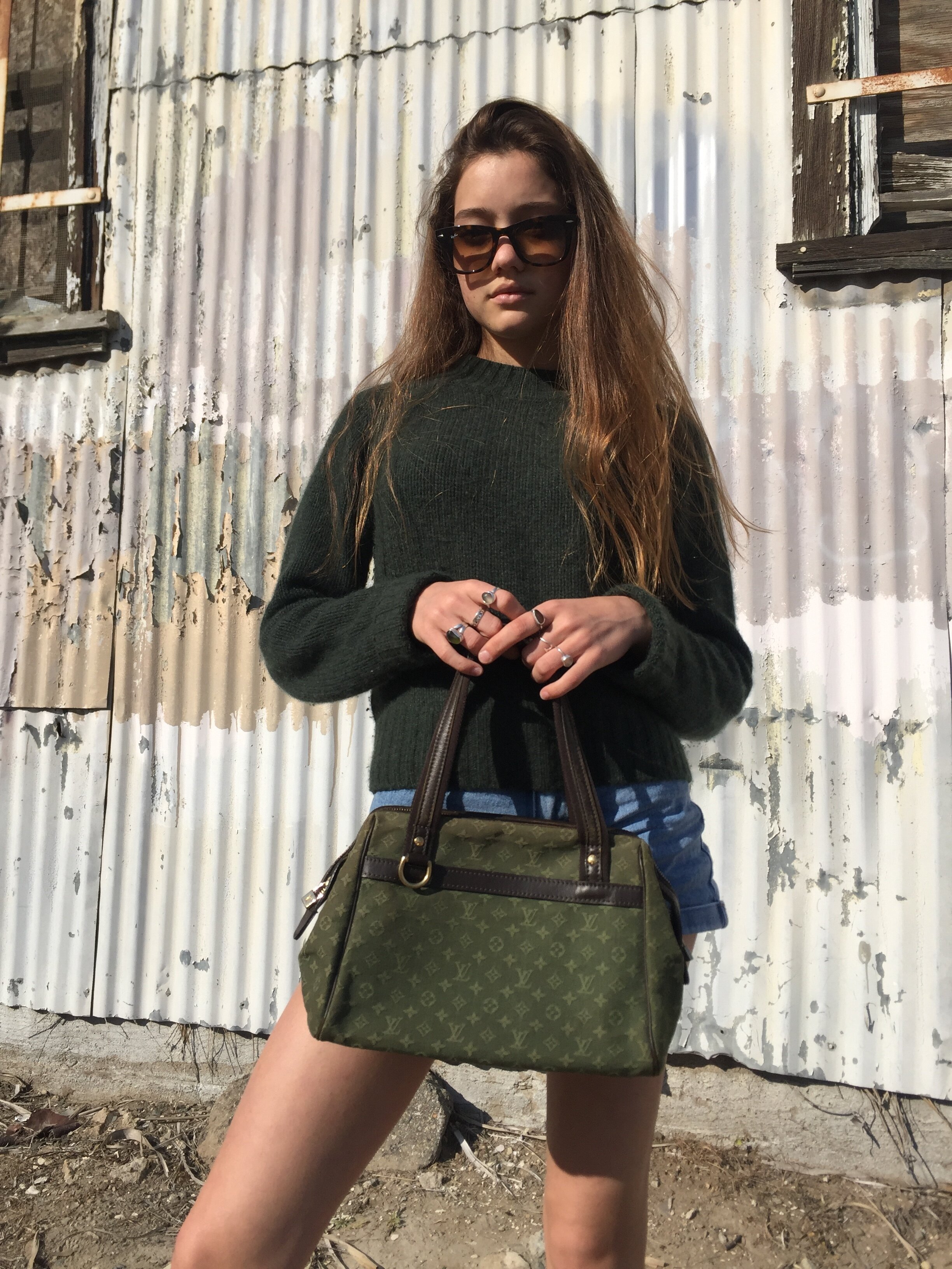olive green louis vuittons