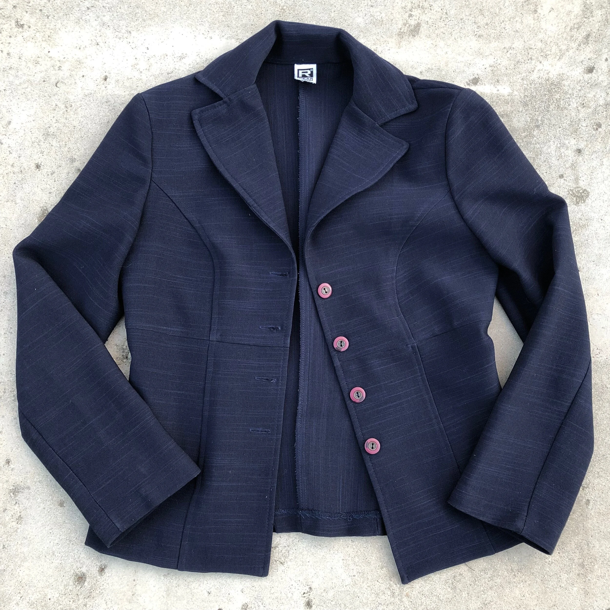 Vintage Navy Blue Blazer