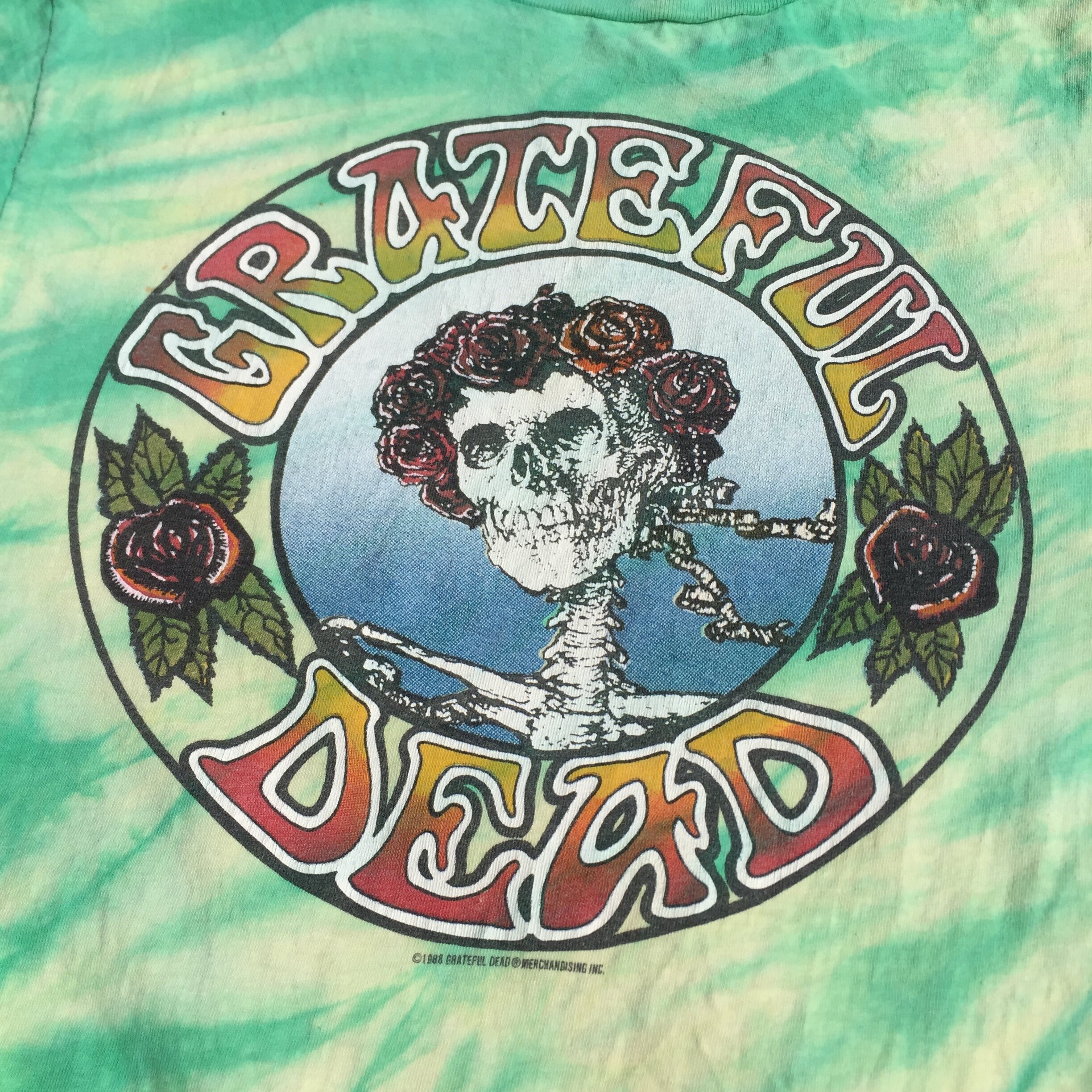 Grateful Dead Vintage Bertha Skull And Roses T-shirt Available For