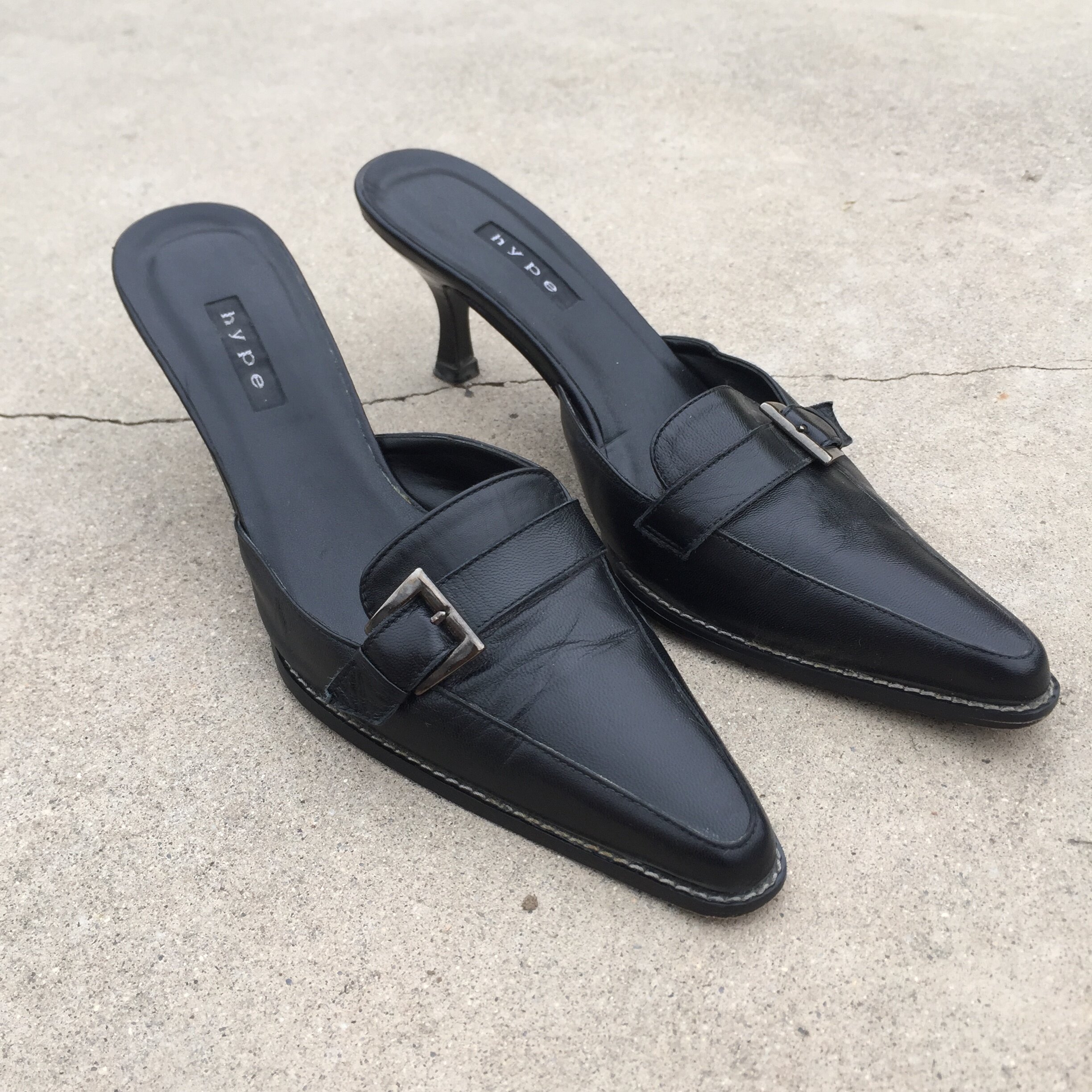 90s Black Mules