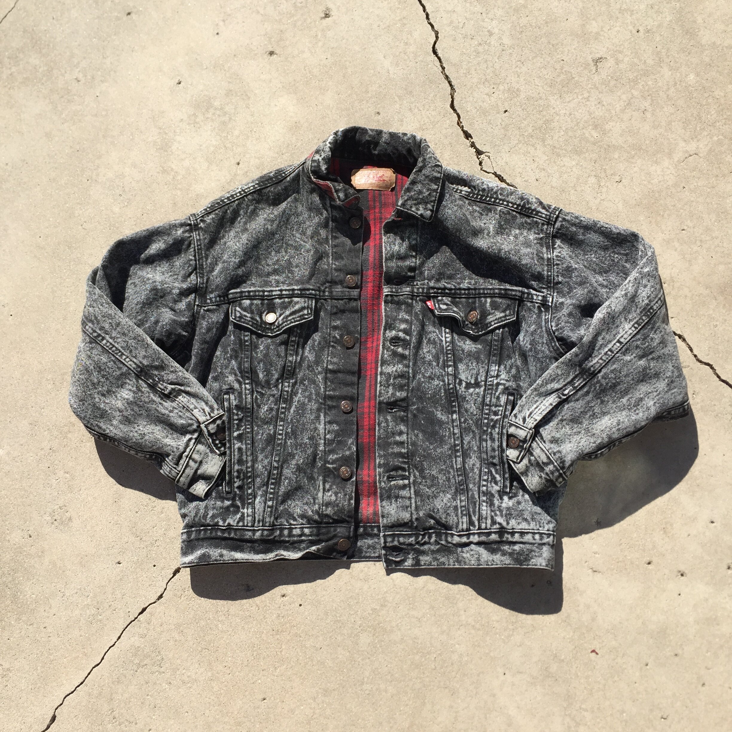 Vintage Levi's Plaid Lined Jacket