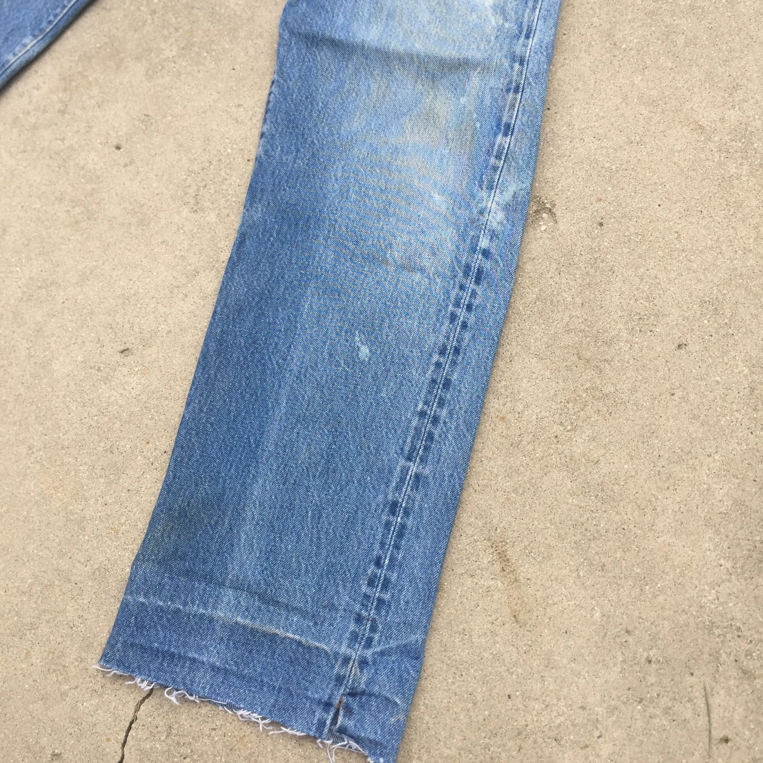 LevisSelvedge501s_bleachedandcuthem_9.JPG