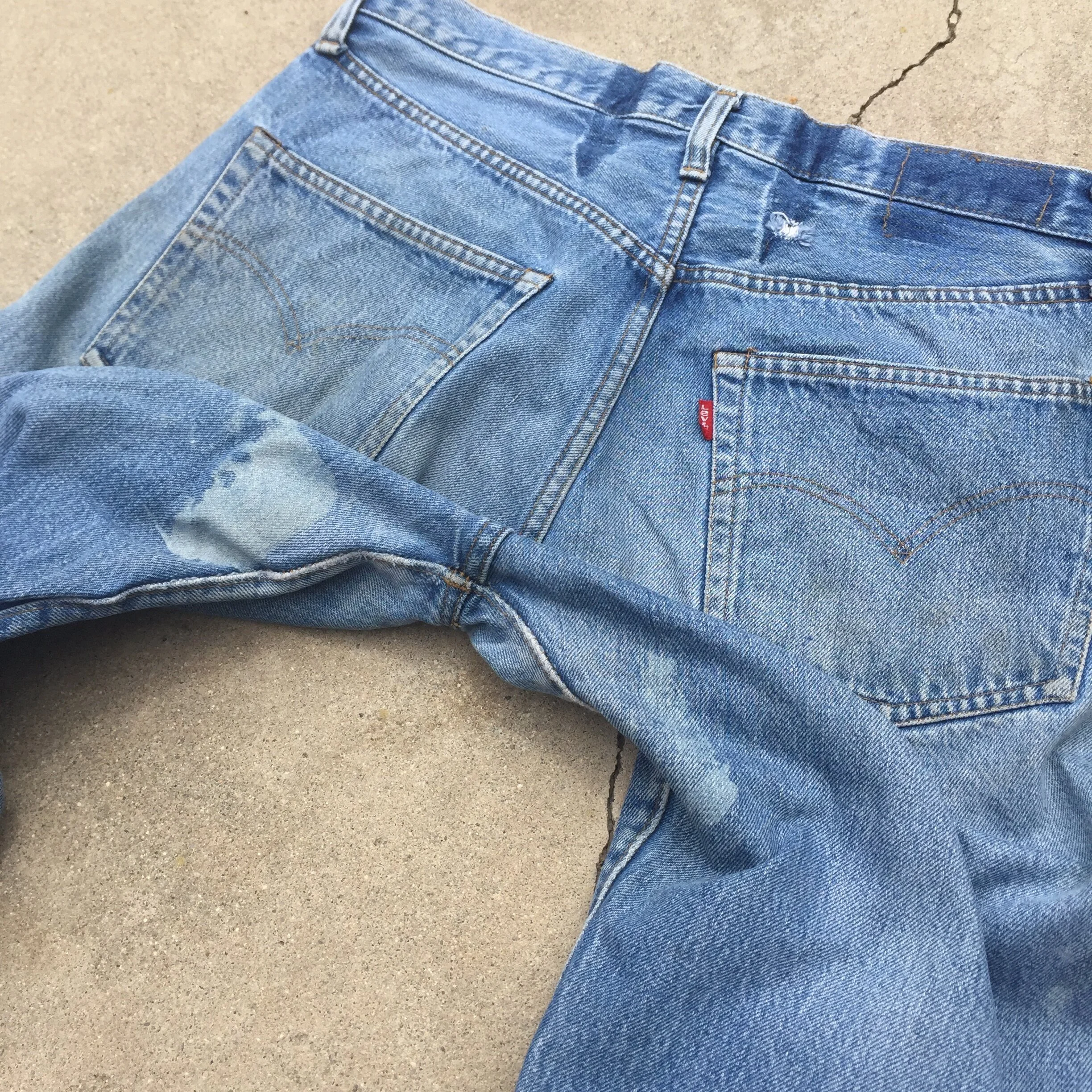 LevisSelvedge501s_bleachedandcuthem_12.JPG