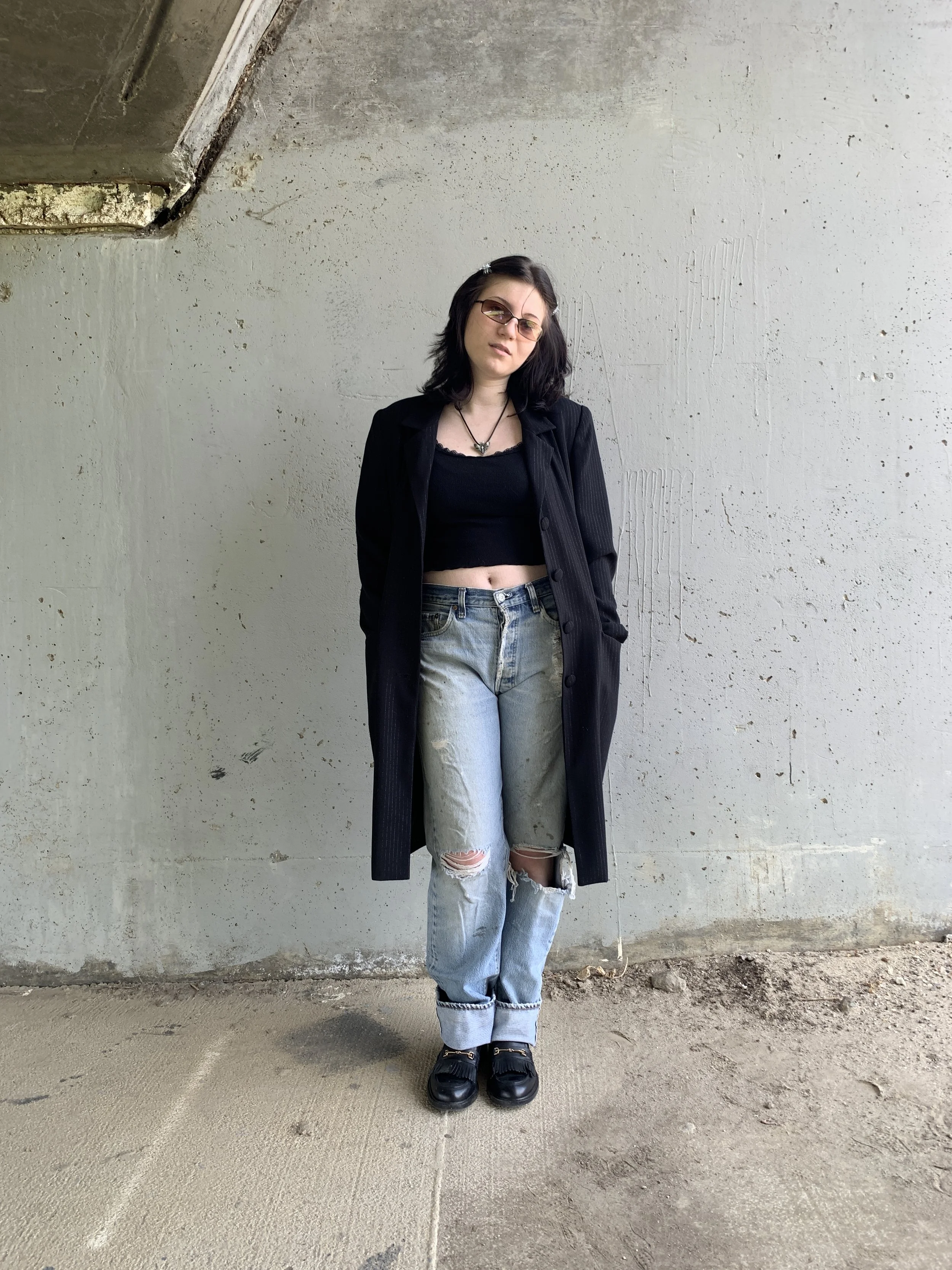 Vintage Black Duster