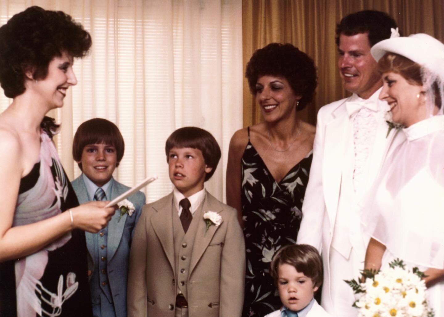 Happy 41st anniversary of her first performed marriage, to our wedding officiant (aka Aunt Diane). Oh yeah and...

Happy anniversary, mom &amp; dad! ❤️❤️❤️❤️