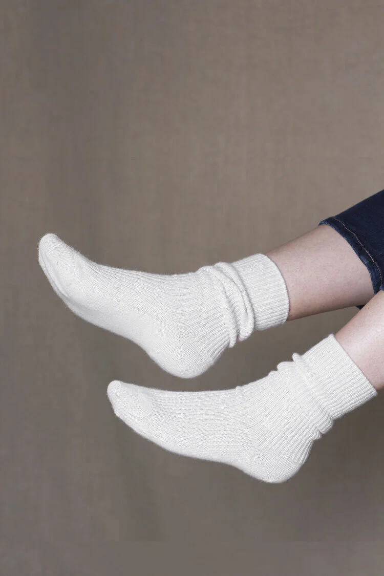 Cashmere Bed Socks - Madigan Cashmere 