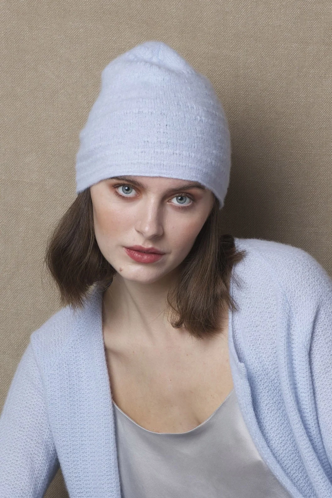 Harri Cashmere Beanie Hat - Madigan 