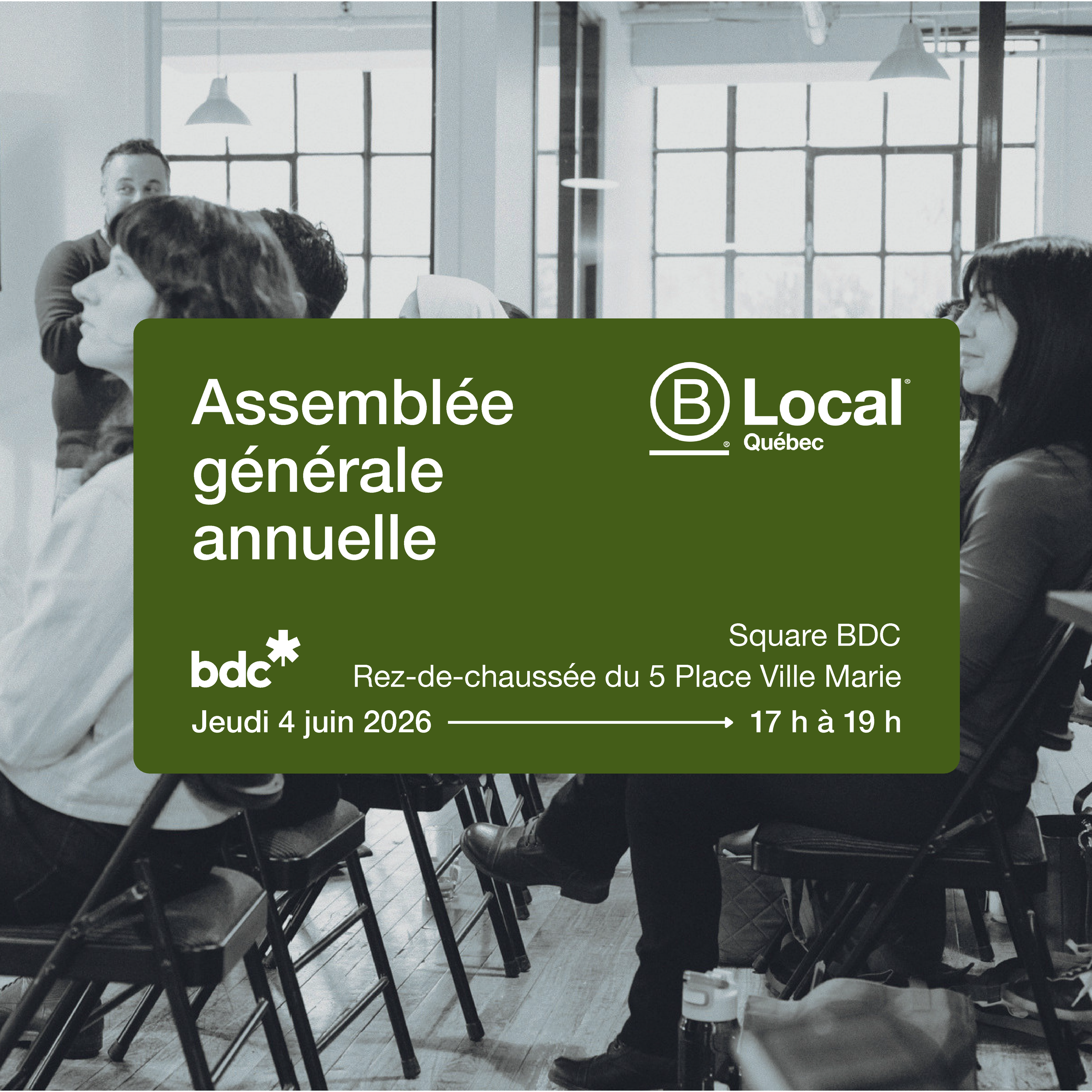 Assemblée générale annuelle 2026 - B Local Québec