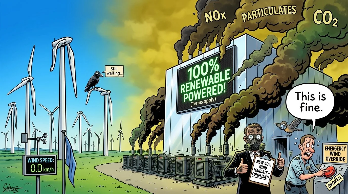 Powering the Cloud: Can NSW's 40% Wind Mandate for Data Centres Actually Work?