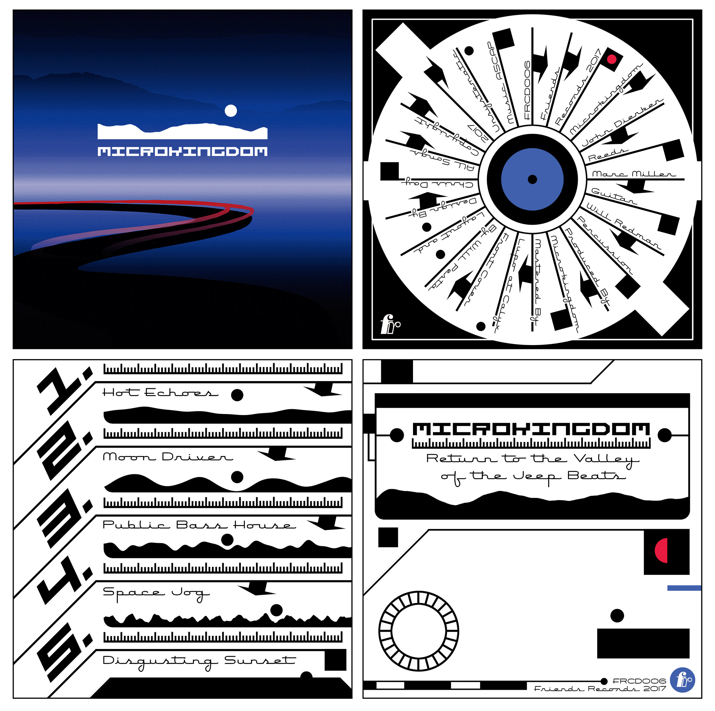 Microkingdom - "Return to the Valley of the Jeep Beats" CD Packaging