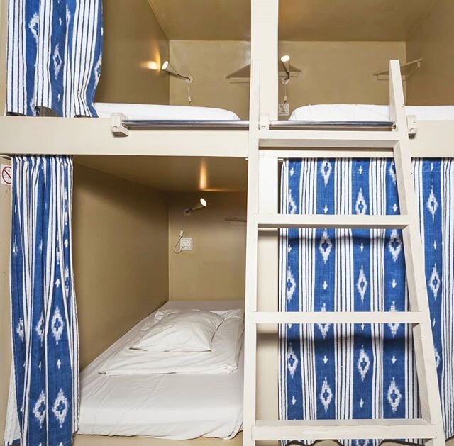 Our super private bunk beds have reading lights and plenty of sockets for all your electronics!!!