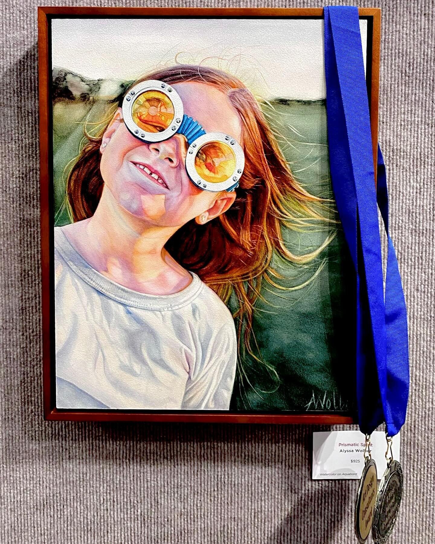 I am absolutely tickled to learn that &ldquo;Prismatic Spirit&rdquo; was awarded The Plaza Arts Material Award as well as The Art Design Consultants Award for the 131st Annual Juried Exhibition for the Women&rsquo;s Art Club of Cincinnati. 💕 I wasn&