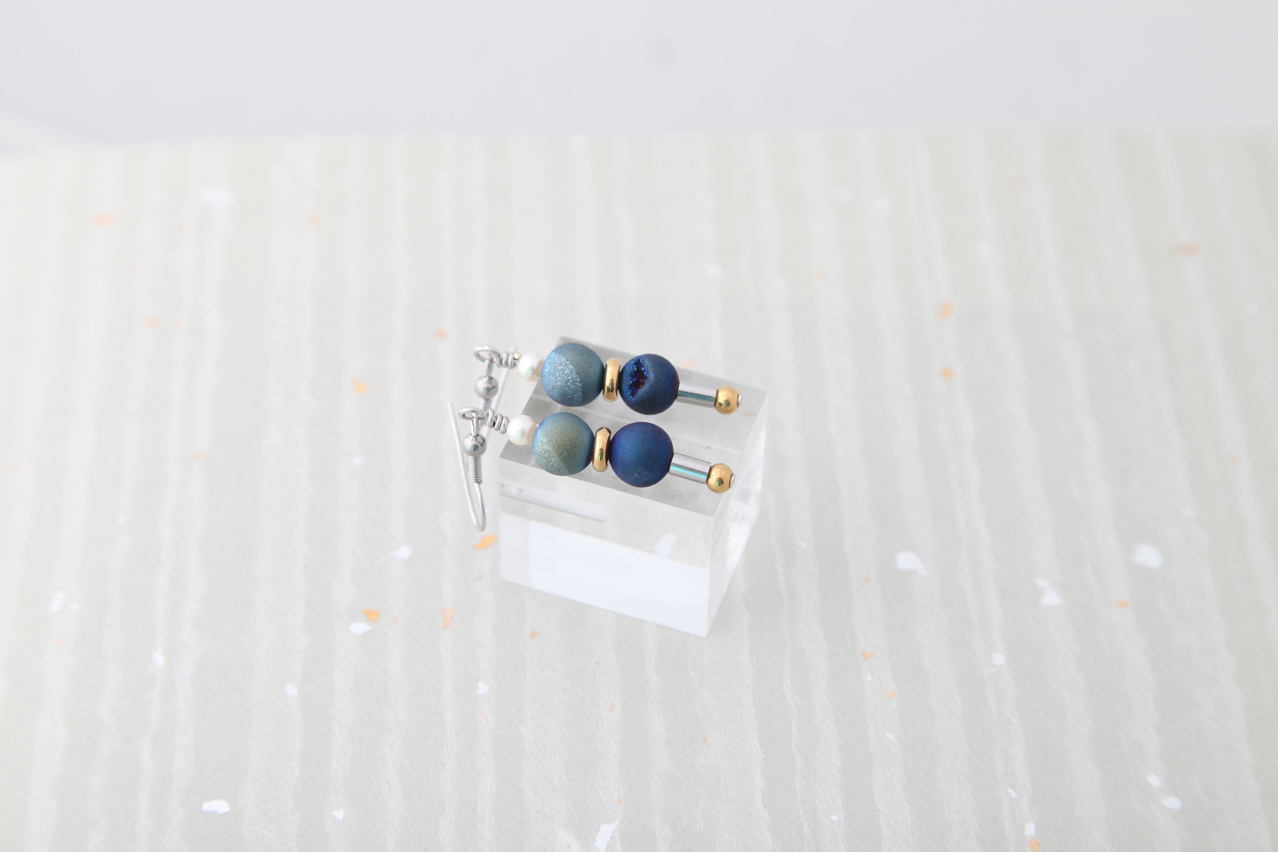 E-STR1 Starry night Stacked druzy spheres pic2.JPG