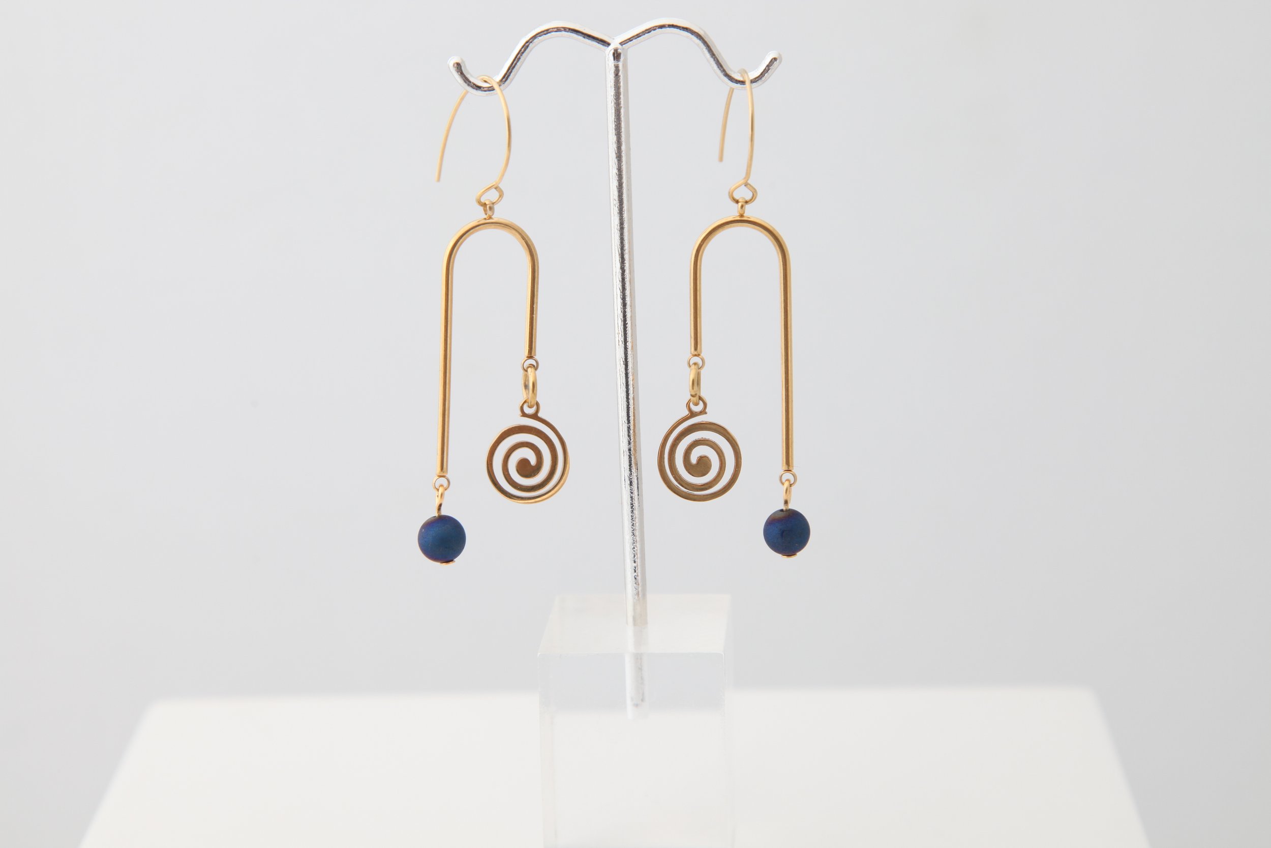K-E5 Assymetrical hoop earrings pic 2.JPG