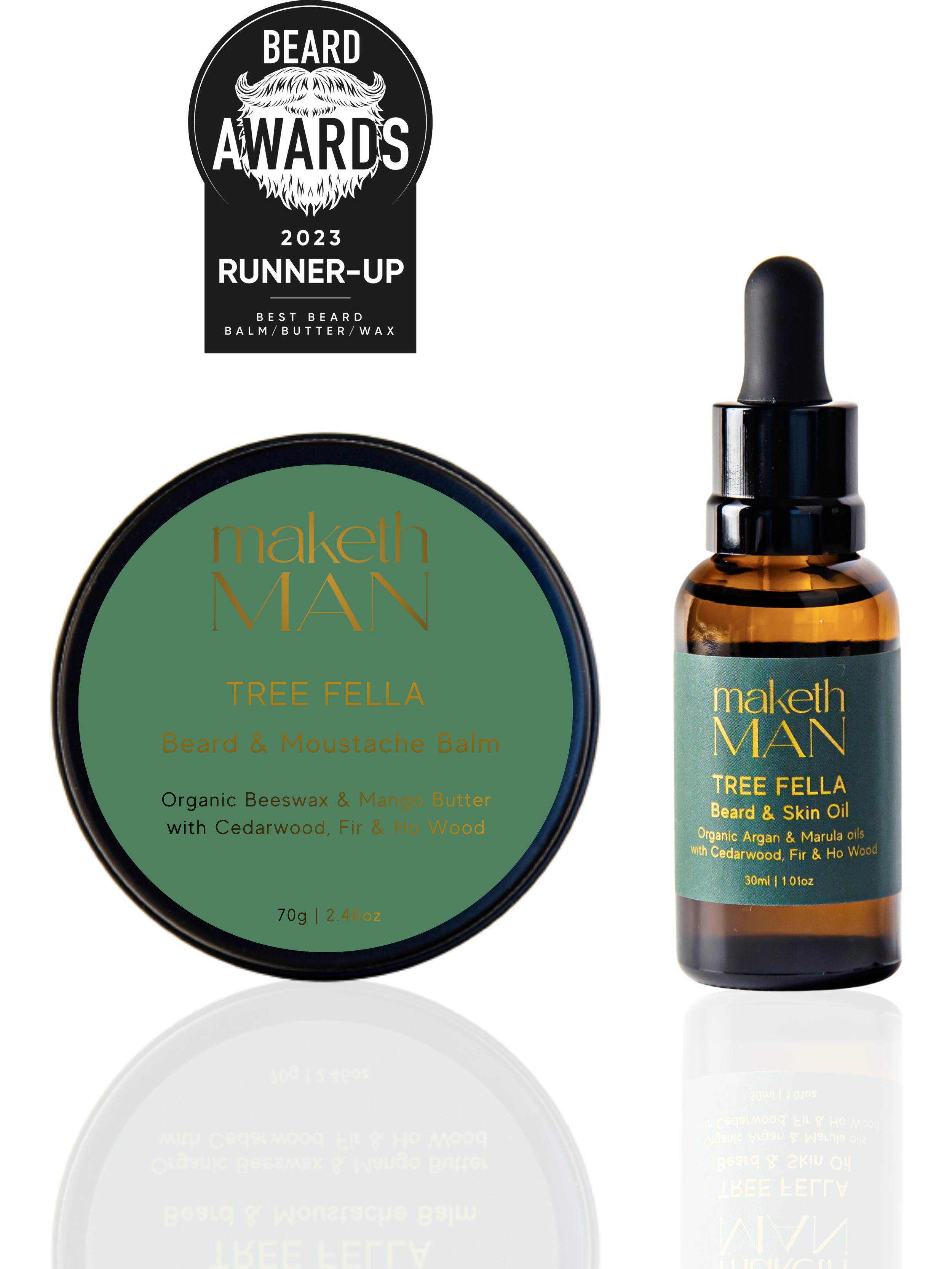 Maketh Man - TREE FELLA - The ultimate oil and balm pairing