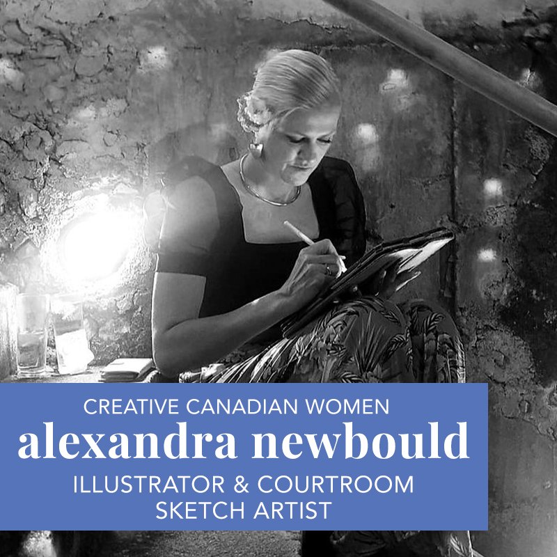 NEW EPISODE MONDAY!
Today, freelance illustrator and courtroom sketch artist @alexandranewbould joins me on the show! You may not know it but, it's extremely likely you've seen her work before! I've been fascinated by courtroom and police sketch arti