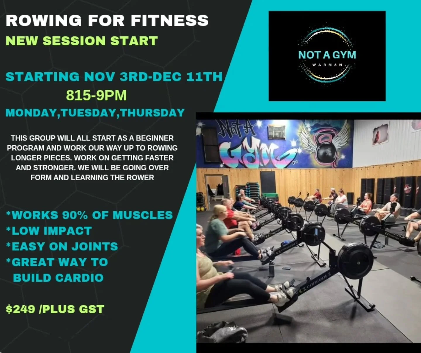 Available spots for members too, please try to commit to the 3 classes. 
Thank you