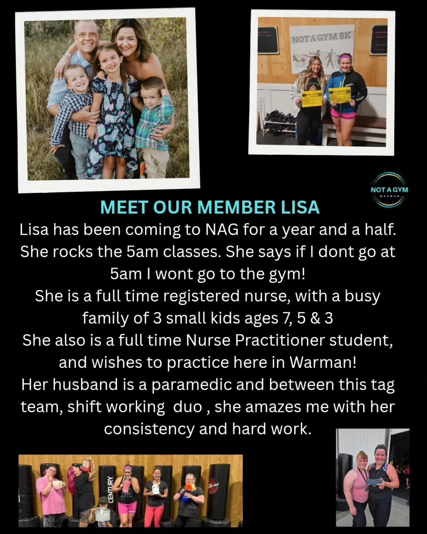 Another member highlight. 
Way to go Lisa