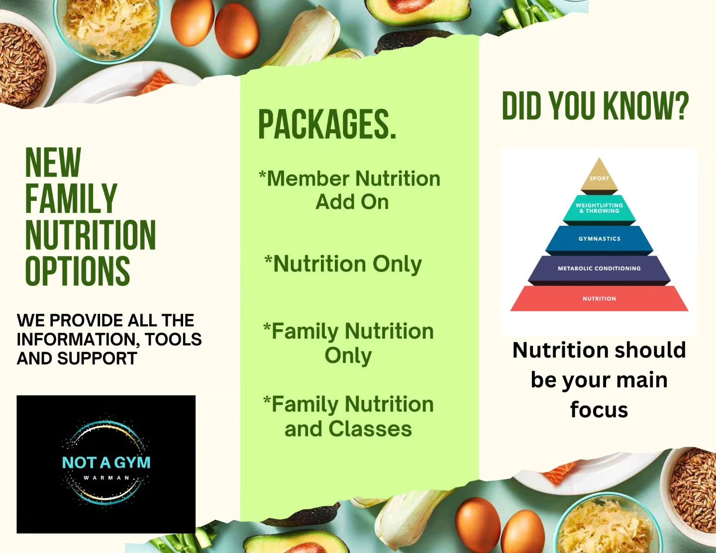 Reach out with any questions 

#notagymsk #CrossFitwarman #nutritioncoaching