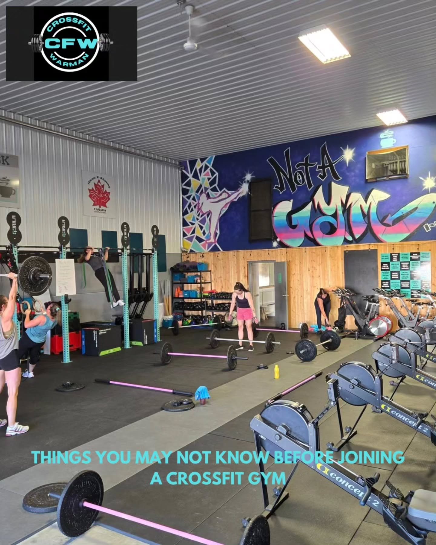 And it's fun! 

#CrossFitwarman #notagymsk #Crossfit