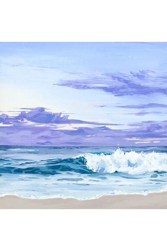 "Gentle Light" 6x6x1.5 Inch Painting