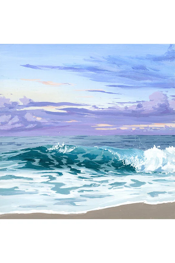 "Heart at Ease" 6x6x1.5 inch Painting