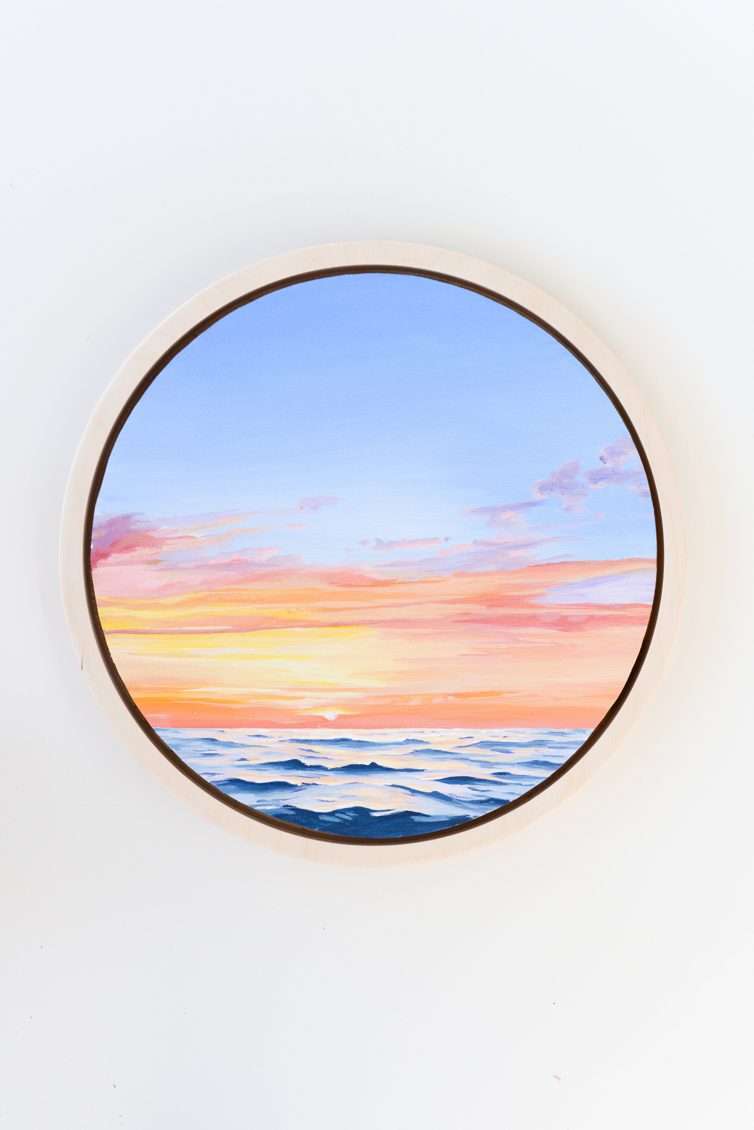 "Let Yourself Dream, Always" 12x12 Framed Acrylic Painting