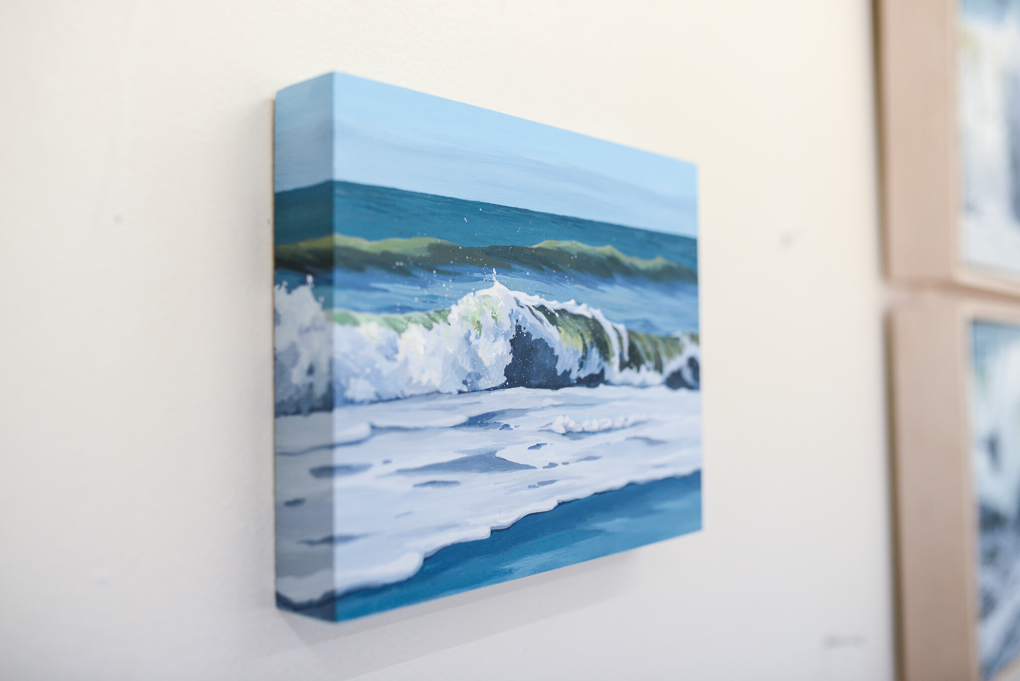 "California Coast" 8x10 Inch Acrylic Painting