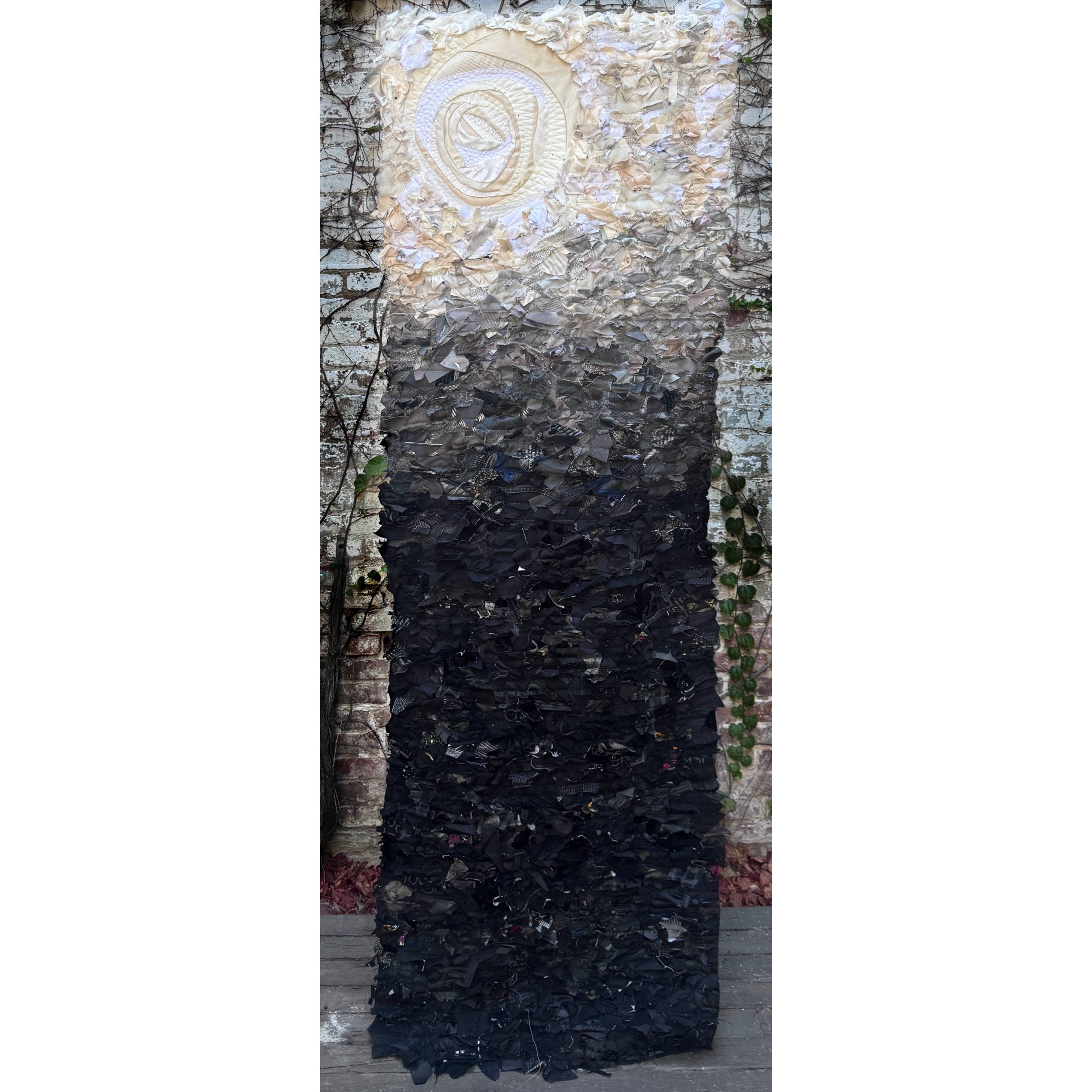 we do not dwell long in nuance 85"x26"