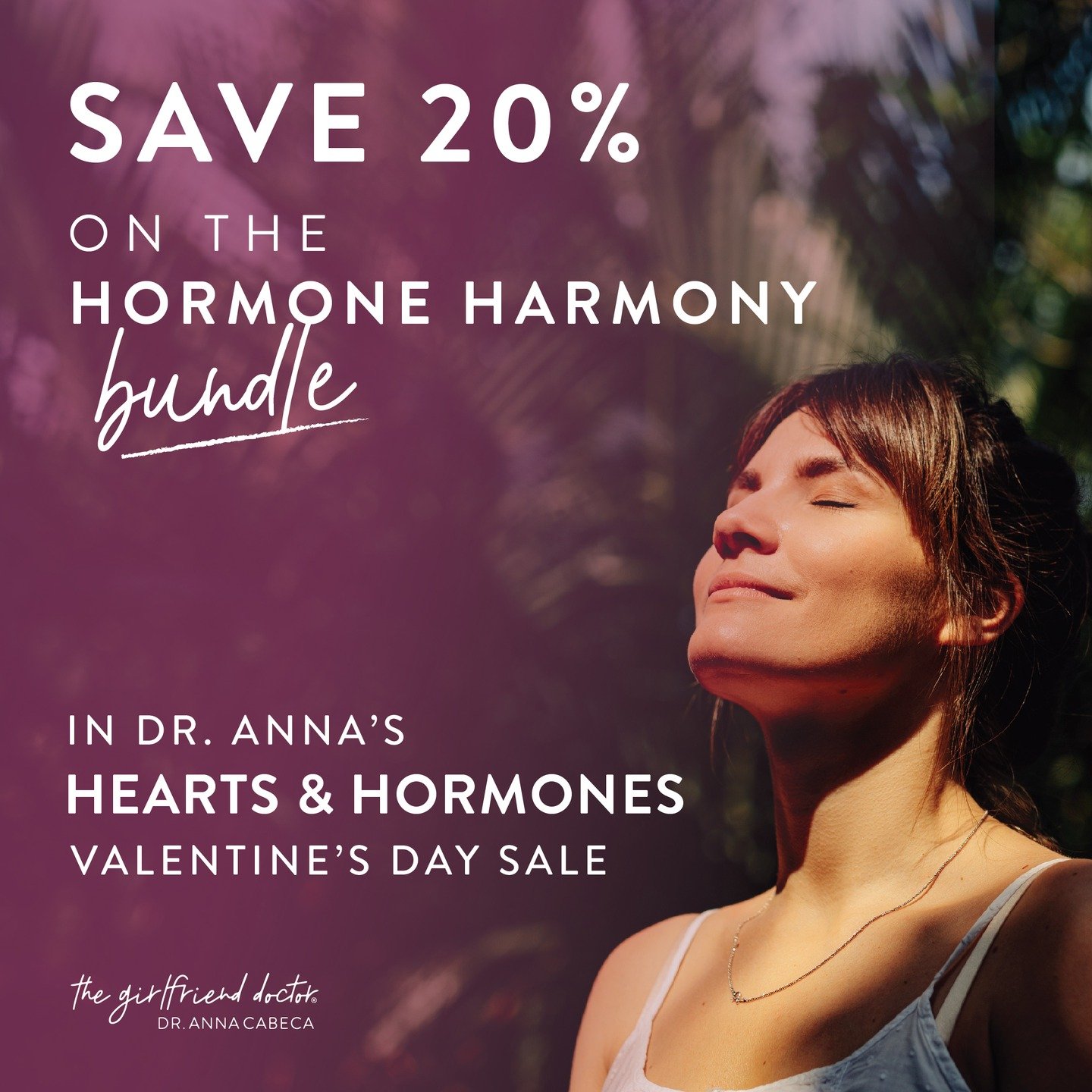 Valentine's Day is approaching, and so is self-love! Indulge in our Hearts &amp; Hormones bundles at 20% off &ndash; the perfect way to show your heart some extra love. 💖🌹

https://drannacabeca.com/pages/offers-valentines-day?oid=7&amp;affid=635917