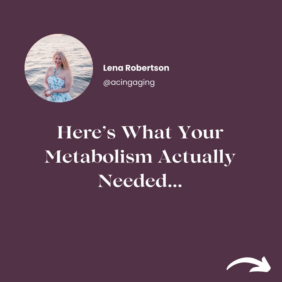 Here&rsquo;s what your metabolism actually needed&hellip;

Building lean tissue, stabilizing blood sugar, and regulating sleep and stress patterns. 

Stress modulation, structured recovery, and nervous system regulation helps drive progress. 

Protei