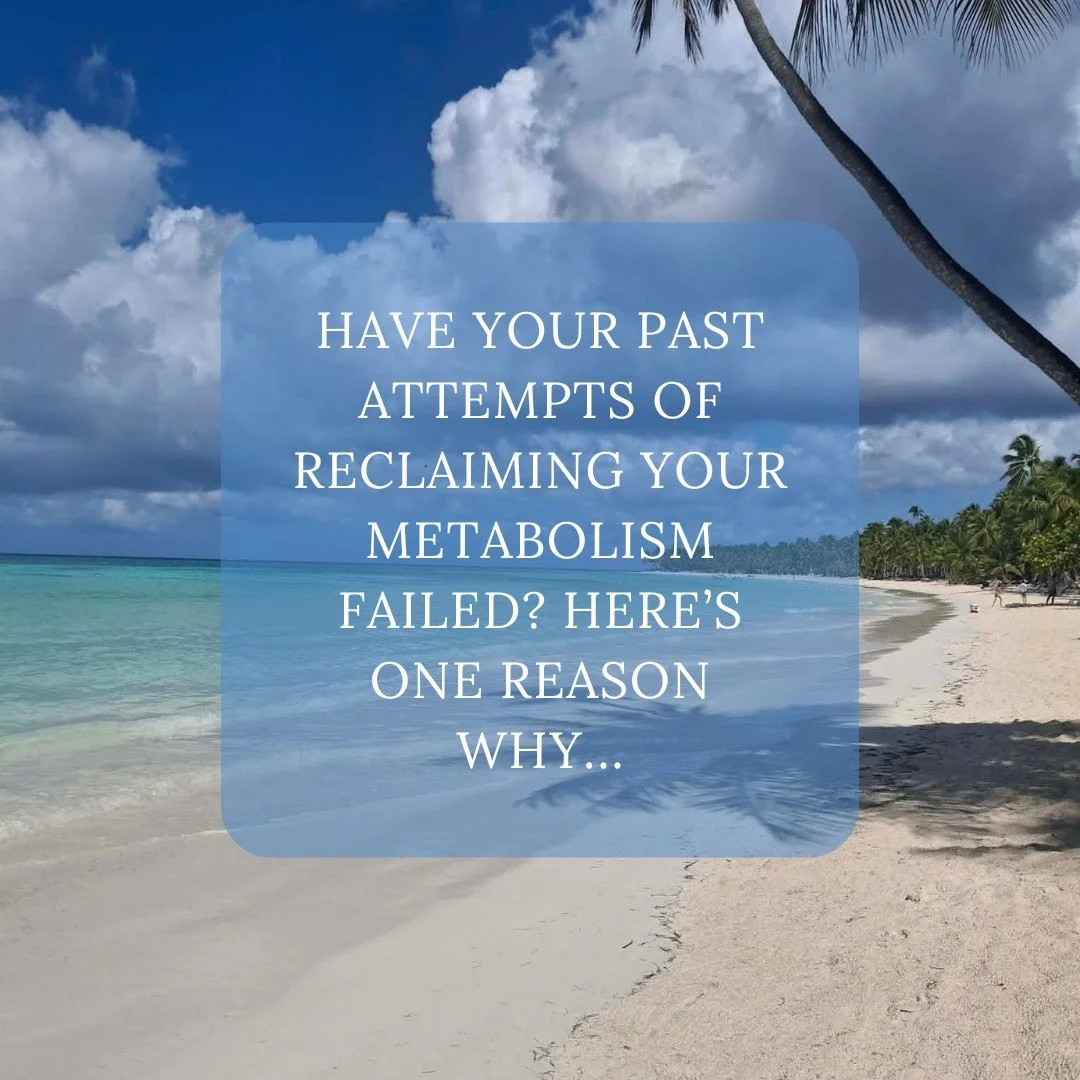 Have your past attempts at reclaiming your metabolism failed?
Here&rsquo;s one reason why&hellip;

You&rsquo;ve been chasing weight loss instead of focusing on what actually drives your metabolism.

Most people are taught to focus on the scale&mdash;