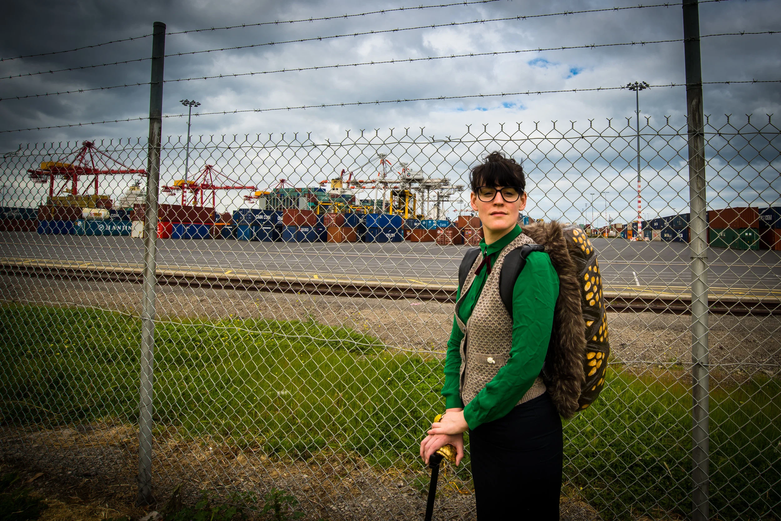   Part dandy, part tortoise at the Melbourne Ports.  